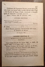 1867 Regio Decreto x