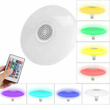 LAMPADINA LED BLUETOOTH UFO LUCE BIANCA RGB LAMPADA 48W CASSA ALTOPARLANTE MUSIC