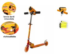 Monopattino Bambino Spara Dardi Richiudibile Manubrio Regolabile in Alluminio 