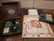 Monopoly Vintage Edizione Cimelio Con Scatola In Legno, Giostra - Completa