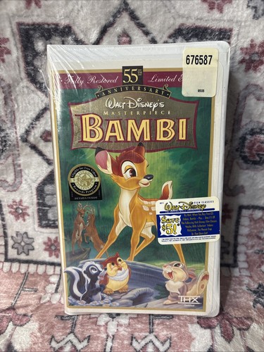 New disney bambi vhs - new,