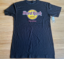 T-shirt maglietta HRC Hard Rock Cafe Helsinki nera logo classico taglia M nuova con etichette