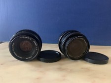 2x LOTTO obbiettivo COSINA LENS COSINON-W 28mm 1: 28 50mm 1:2