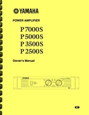 Yamaha P2500S P3500S P5000S