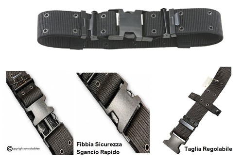Cinturone sgancio rapido - sgancio,