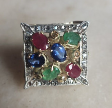 Anello D'Epoca in Stile Etrusco Manifattura Artigianale Siciliana