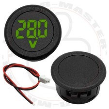 VOLTMETRO DIGITALE DA PANNELLO LED VERDE 4,5–100V DC PER AUTO MOTO ELETTRONICA