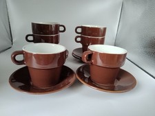 6 tazzine e piattini da