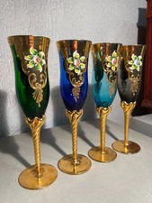 Calici in vetro di murano