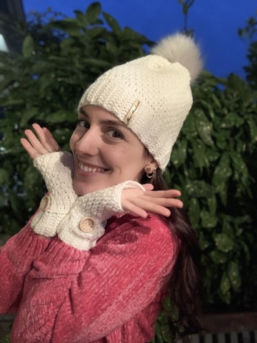 Set cappello con ponpon - set,