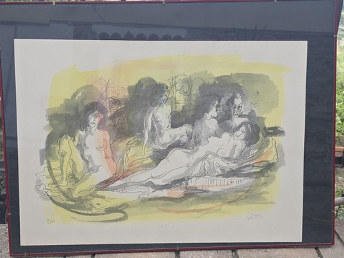 Renato guttuso litografia - guttuso,