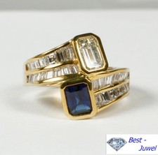 Anello Di Gioielli Con Zaffiro