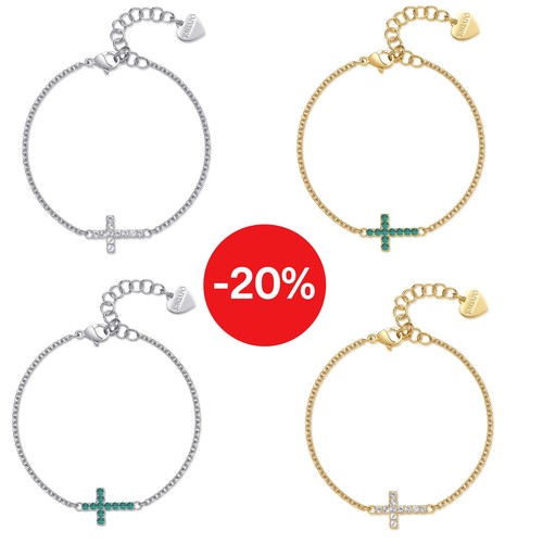 Bracciale donna croce - bracciale,