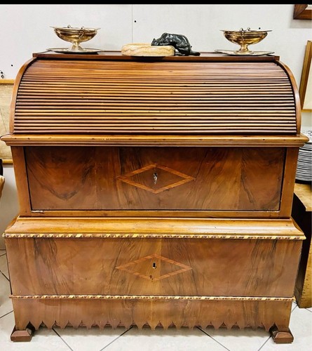 Antico scrittoio rullo con - con, 2