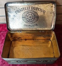 Scatola latta Dufour Genova