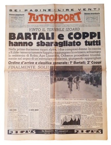 Giornale tuttosport 1949 - *hh*,