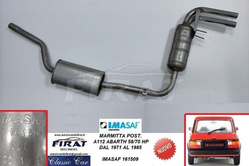 Marmitta autobianchi a112 - marmitta,
