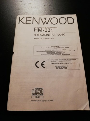 Kenwood 331 micro sistema - kenwood,