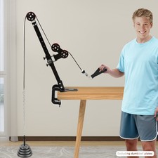 Sistema puleggia tavolo allenamento braccio wrestling regolabile palestra cavo avambraccio esercizio