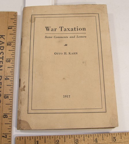 1917 war taxation comments - comments, &