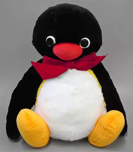 Peluche pingu jumbo nastro - pingu, (nastro