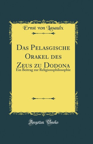 Das pelasgische orakel des - das,