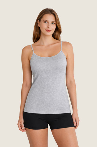 Top donna canottiera ribana - top,