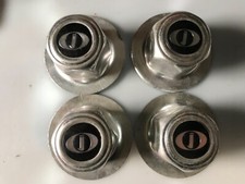 INNOCENTI MINI MINOR TAPPI MOZZO RUOTE COVER WHEELS KIT 4 PEZZI OLD STOCK