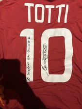 maglia francesco totti firmata