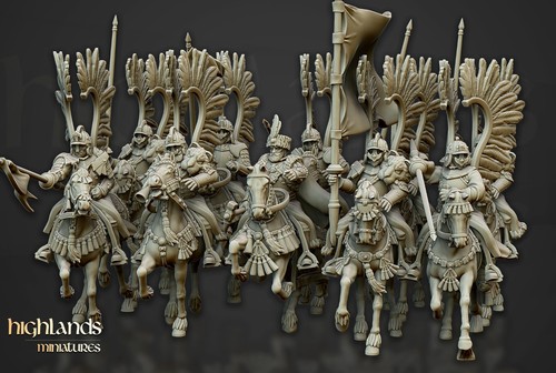 Winged hussars spear 8 pezzi - winged,