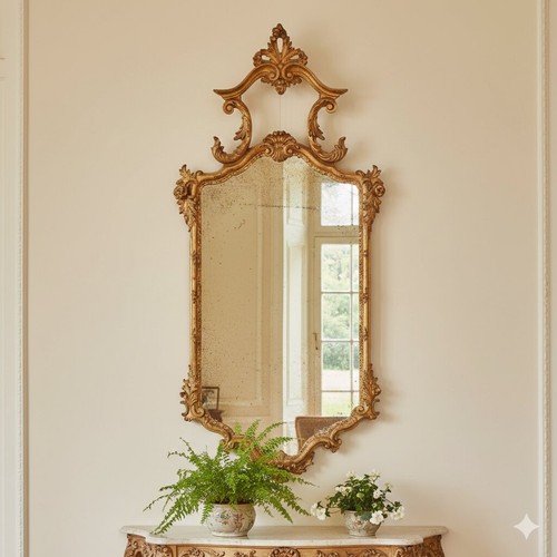 Specchiera antica legno - specchiera,