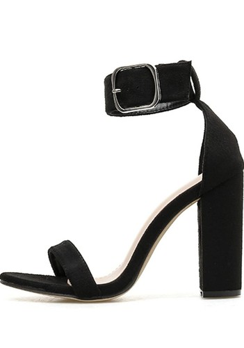 Sandali donna nero neri tacco - sandali,