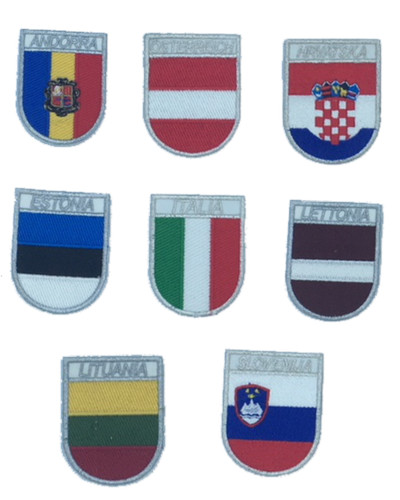 Patch scudetti bandiere - ,