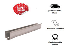 Guide per Tapparelle in Ferro zincato su Misura in Coppia con Bordi risvoltati