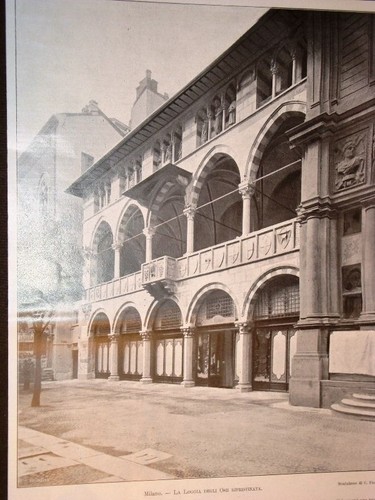 Milano nel 1904 loggia osii - la,