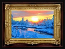 Dipinto Olio Fatto a Mano