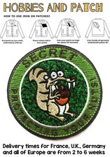 Patch Scrat l'era glaciale Ice Age toppa termoadesiva scoiattolo denti sciabola