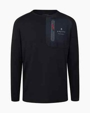 CAMICIA A MANICHE LUNGHE CRUYFF MONTSERRAT LIMITS LS, TAGLIA L, NERA, NUOVA DI ZECCA