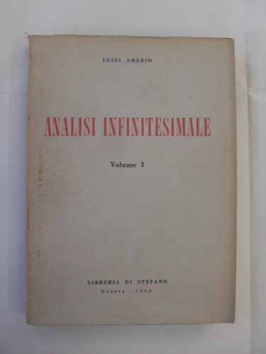Amerio analisi infinitesimale - analisi,