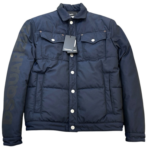 Piumino uomo dsquared2 logo - piumino,