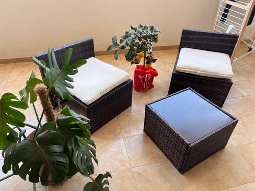 Salotto giardino set con 2 - salotto,