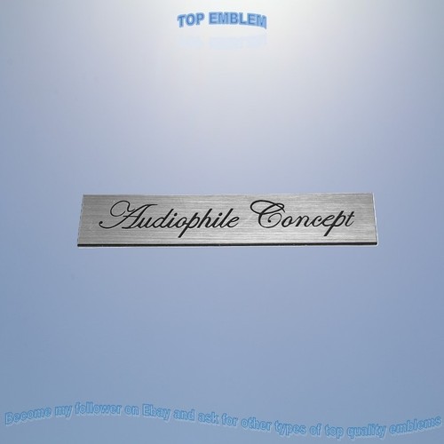 Audiophile concept emblema - audiophile,