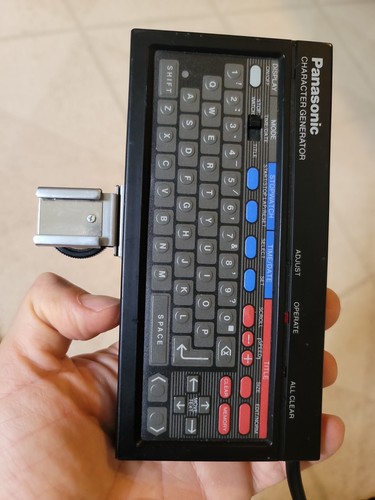 Panasonic character generator - panasonic,