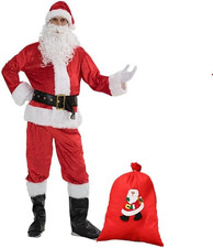 Costume Babbo Natale 7 Pezzi -