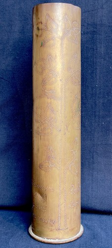 Vaso bronzo trench art - in,