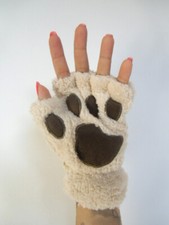 Mitene Peluche Pelliccia Zampa