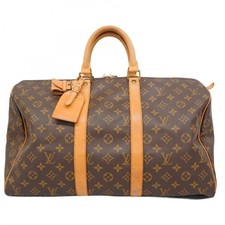Louis Vuitton Monogram Keepall 45 Boston Borsa M41428 Marrone Uomo e... GZl1djf4