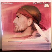 WILLIE NELSON - City Of New Orleans (Pressing Error) - 12" Vinyl Record LP - EX