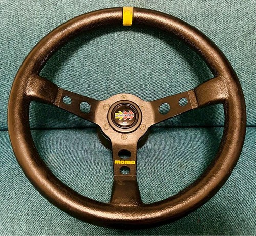 Momo leather steering - momo, wheel