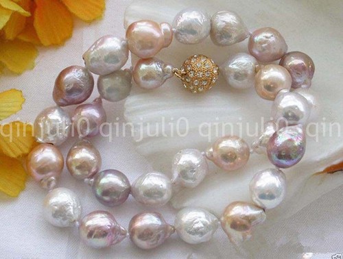 Collana perle lavanda - collana, di